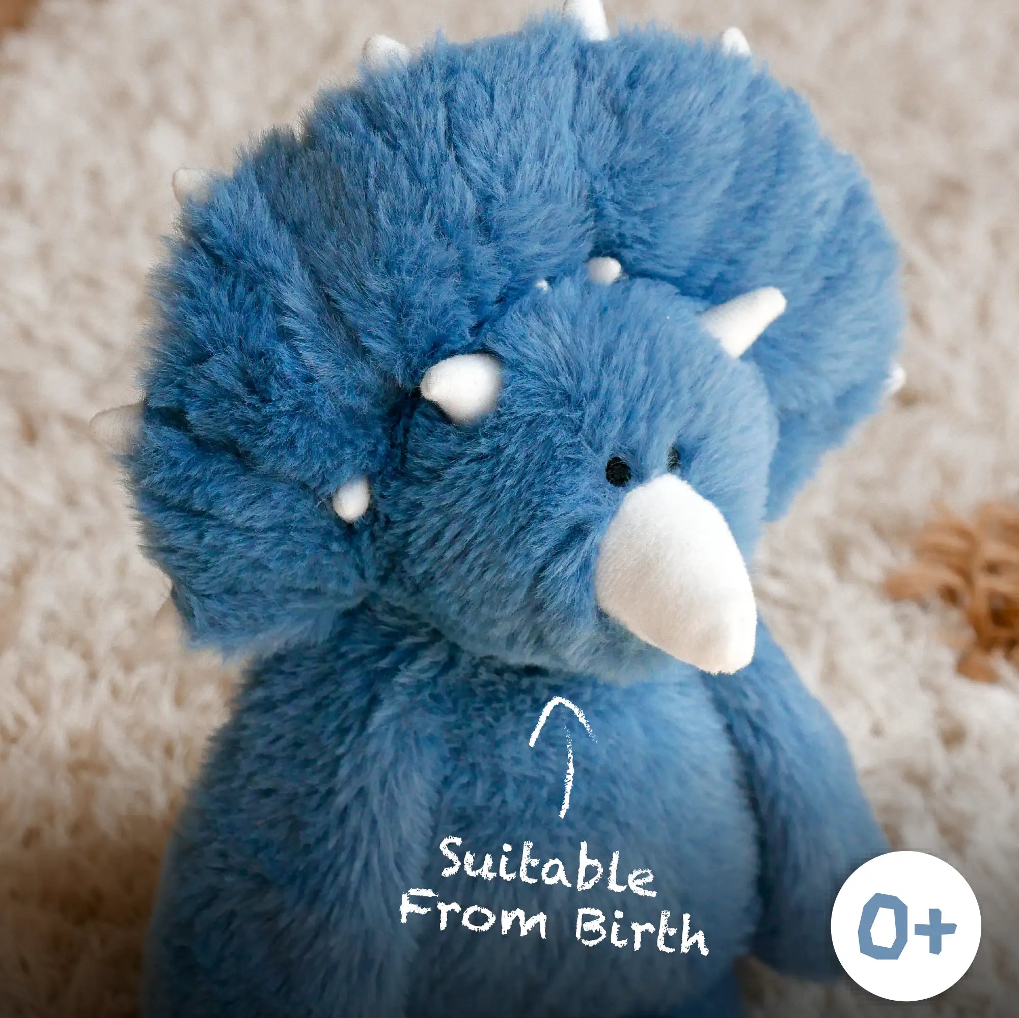 Triceratops Dino Soft Toy - Pre-Order