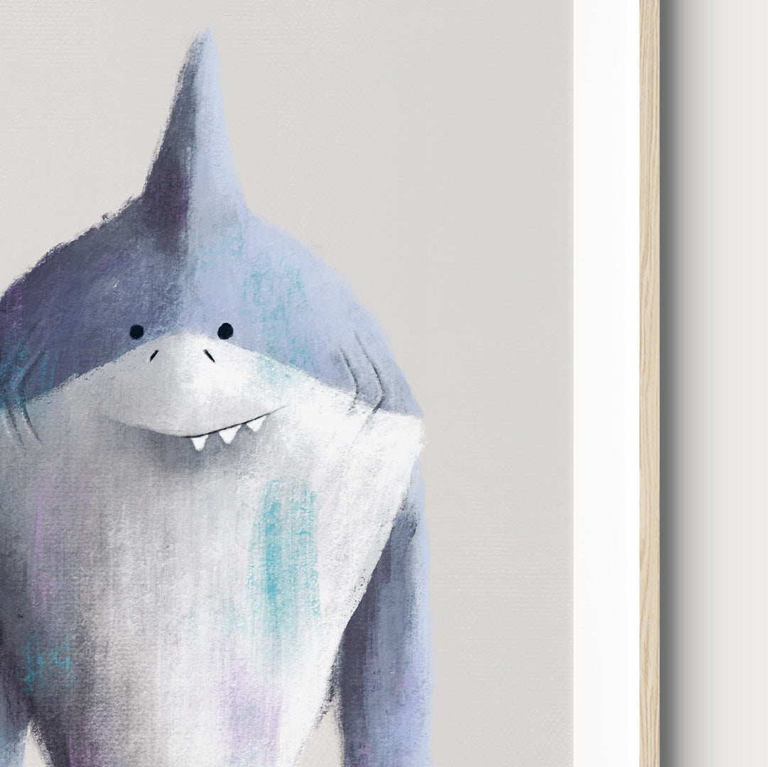 Shark Sea-life Nursery Print