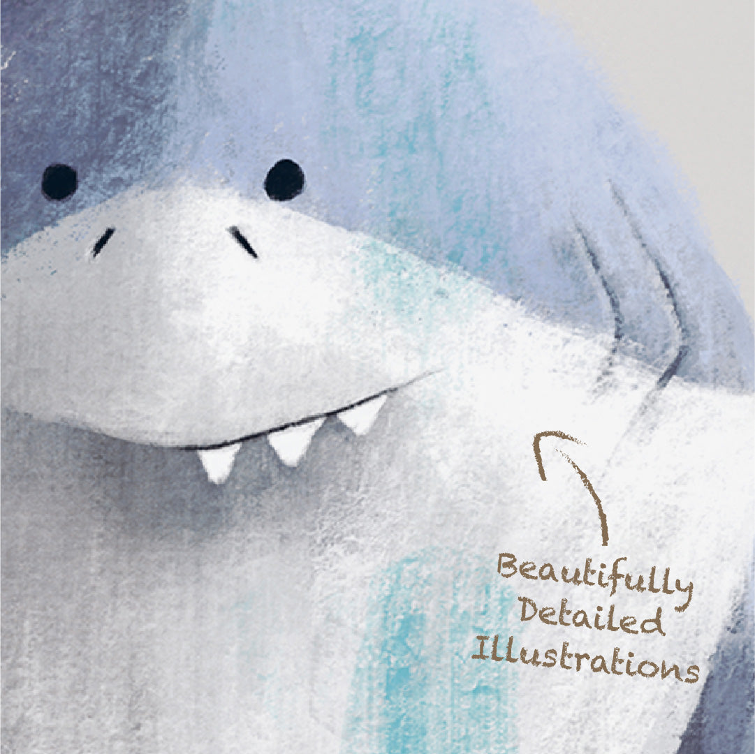 Shark Sea-life Nursery Print