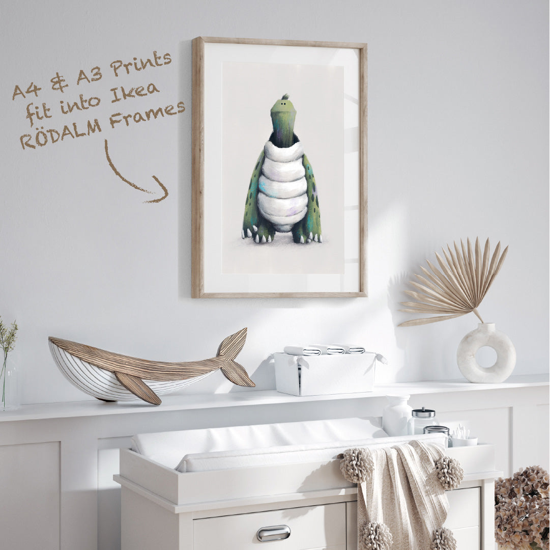 Turtle Sea-life Nursery Print