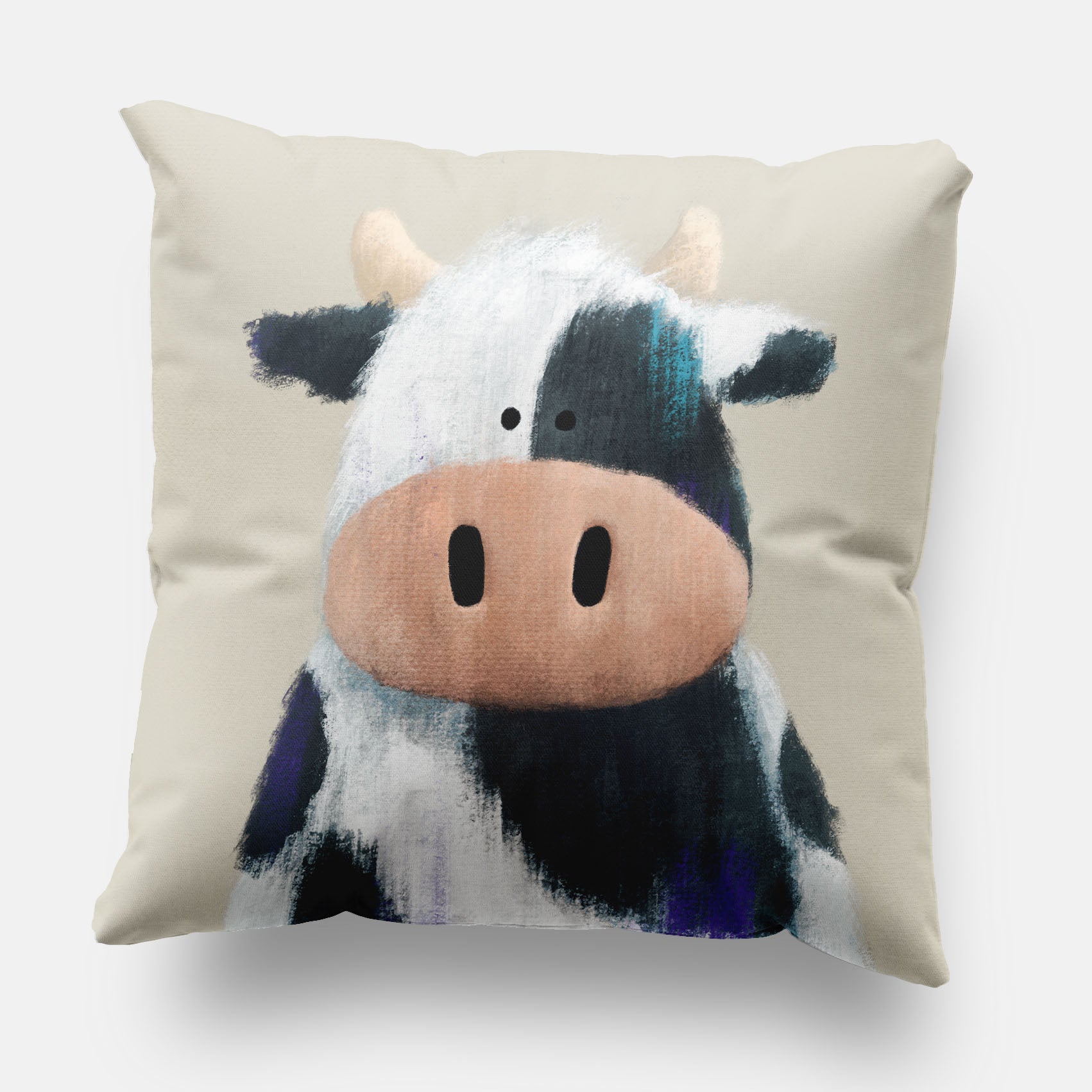 Cow Nursery Cushion Cover