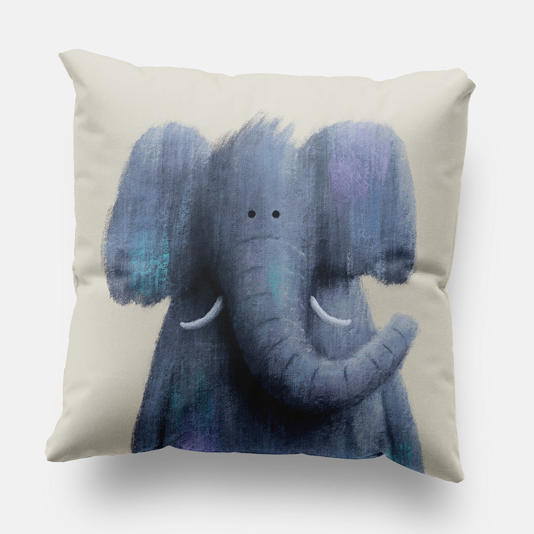 Safari Elephant Nursery Cushion Cover