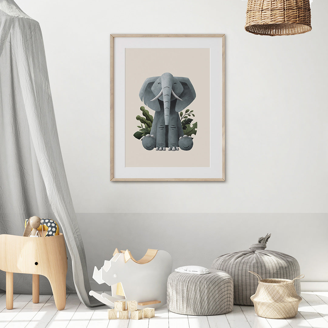 Scandi Safari Nursery Prints set of 3