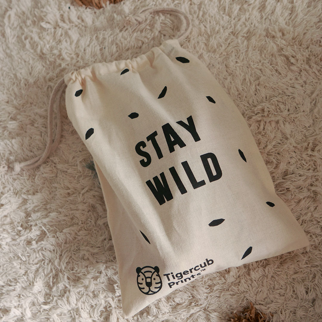 Drawstring Bag - Stay Wild