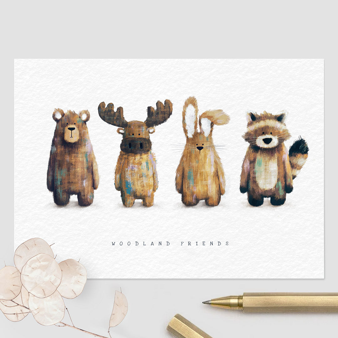 Raccoon gift set - Gender neutral baby gift set