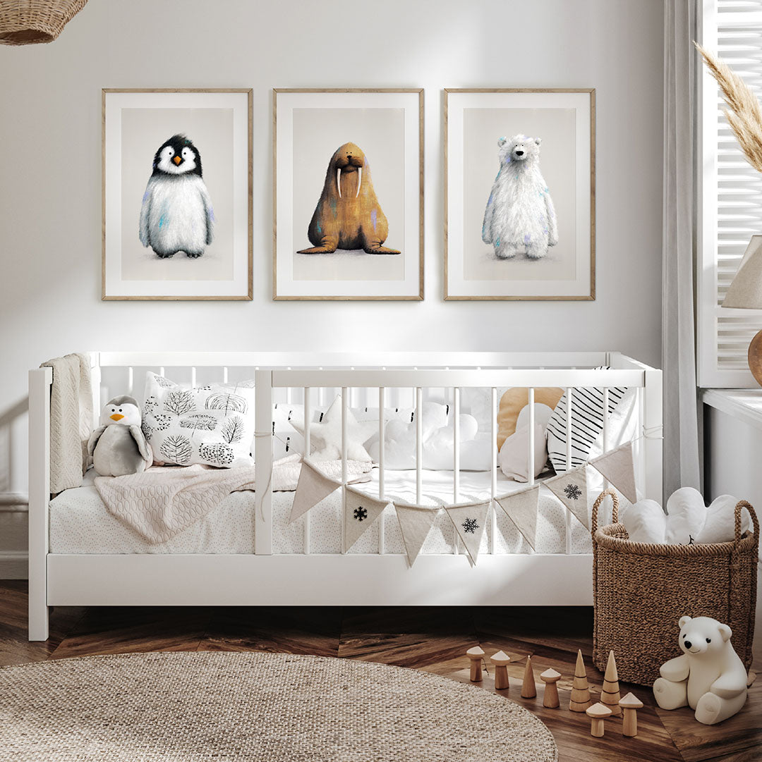 Polar Nursery Prints Set of 3