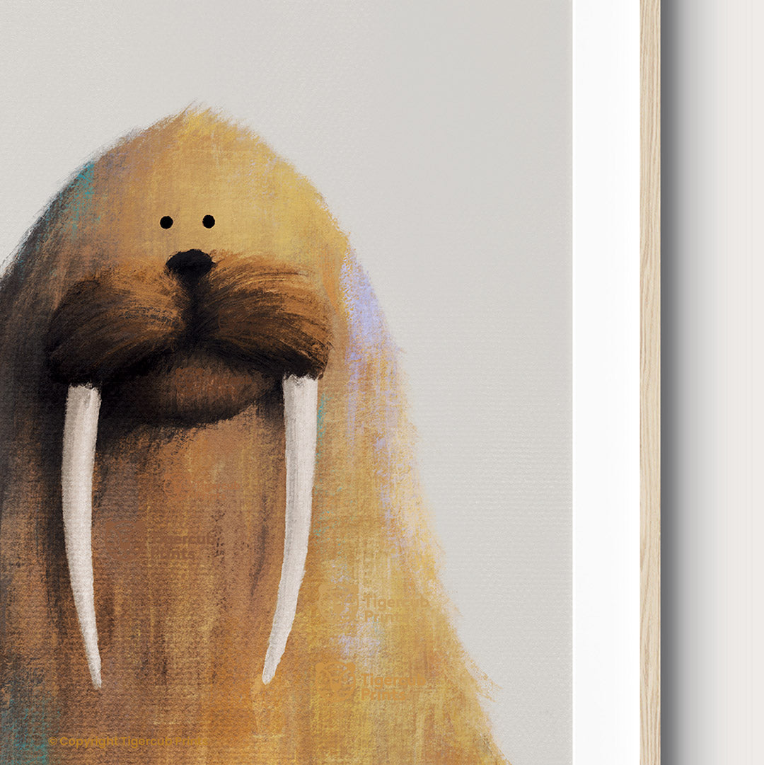 Walrus Nursery Print