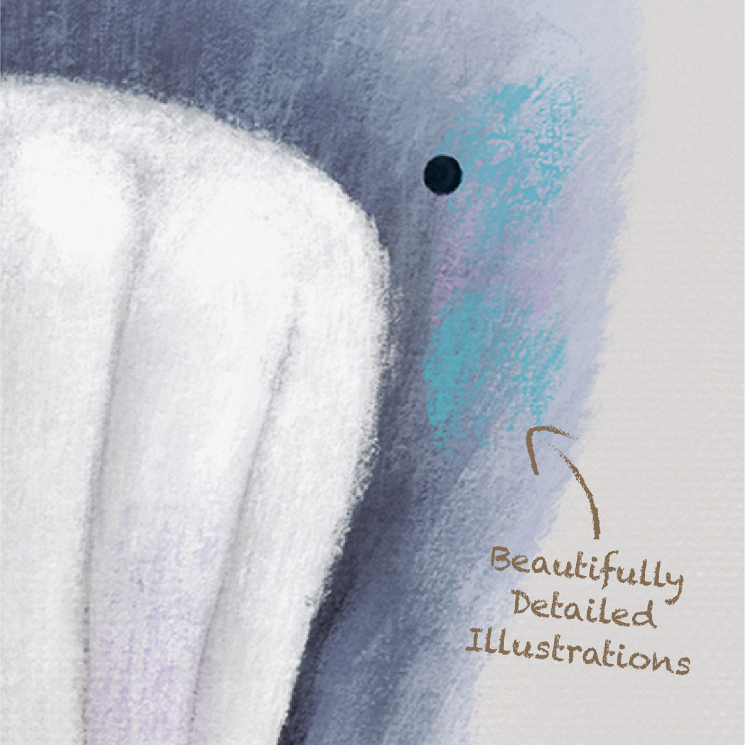 Whale Sea-life Nursery Print