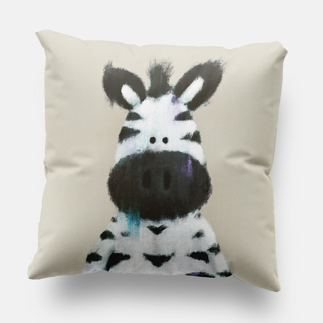 Safari Zebra Nursery Cushion Cover